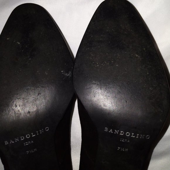 "Izra" Black Suede Pumps - Picture 5 of 7